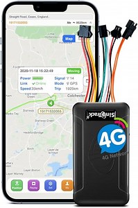 SinoTrack Auto-GPS-Tracker, ST-906L 4G Tracker-Ortung Echtzeit-Standortortungsgerät, Auto-Motorrad-GPS-Gerät für LKW-Taxibusse