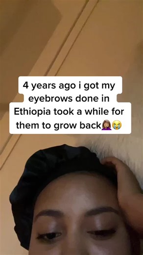 Moral of the story, do your eyebrows yourself 😭😭 #habesha #funny #fail