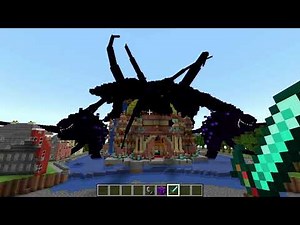 wither storm destroys endercon city like in minecraft story mod