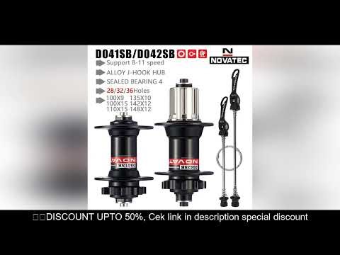 NOVATEC Mountain Bike Hub D041SB D042SB 32/36 Holes Mtb Bushing for 8/9/10/11 Speed MTB Disc Brake H