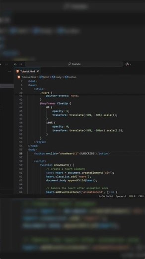 ||"Build a Button in Seconds" 💻❤️|| #shorts