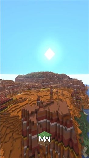 Beautiful Badlands Spawn - Seed included. #shorts #minecraft #minecraftshorts #minecraftseeds #seed