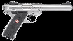 Ruger Mark IV Target Stainless .22 LR 5.5" Barrel 10-Rounds