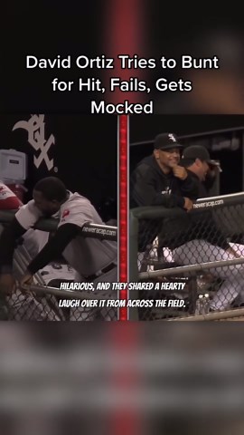 Big Papi had a great sense of humor (and maybe a little anger towards)
