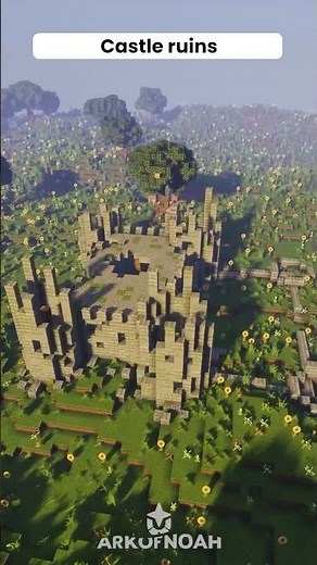 Abandoned Minecraft Castle Ruins Timelapse | From Glory to Dust 🏰