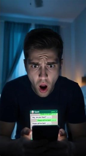 Dead Friend Texted Me at Night… Then Said “Behind You” #horrorshorts