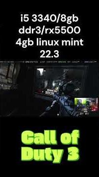 Steam y Linux mint #linuxgaming #callofduty #gamer #rendimientoóptimo
