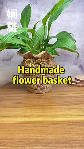Handmade flower baskets, everyone will like them.🥰🥰🥰#tictok #fotyou #goodthing #DIY #handmade #flower basket