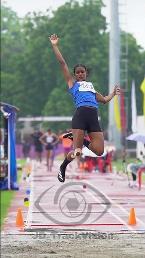 Girls Long Jump Final 2025 Junior Federation Cup #JD_TrackVision #TrackandField #JD - JD TV #237