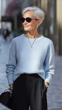Icy Blue Fashion for Women Over 50
