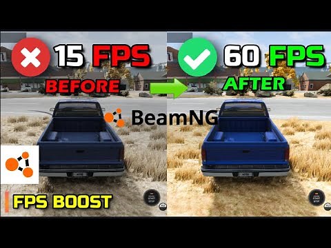 HOW TO BOOST FPS IN Beamng Drive For Low End PC / Laptop Best Settings