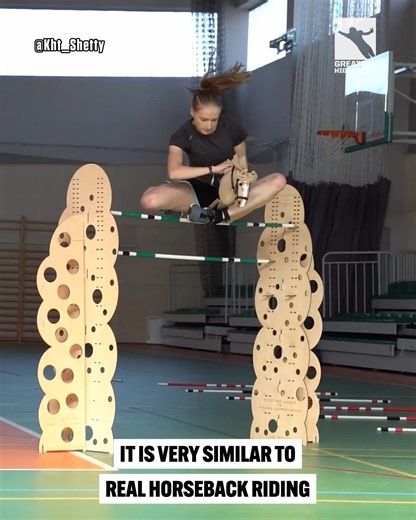 6.6M views · 10K reactions | Hobby Horsing is a sport that involves riding a hobby horse, also known as a stick horse, similar to horseback riding! 勞 | GreatestHighlights | Facebook