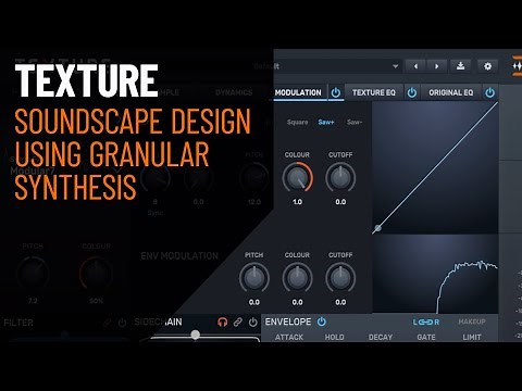 Granular soundscapes using Texture