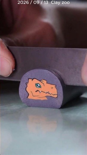 Digimon Agumon Appears! 🧡 | Polymer Clay Timelapse