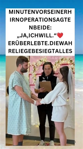 ❤️ Wahre Liebe besiegt alles | Das bewegendste „Ja, ich will“