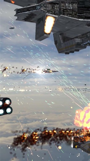 Assertor Fleet vs Megator Fleet Star Wars Empire at War Remake AR 1/10