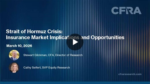 #insurance #geopolitics #investmentresearch #riskmanagemen | CFRA Research