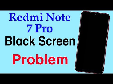 How to Fix Redmi Note 7 Pro Black Screen Problem | Redmi Note 7 Pro Stuck On A Black Screen Solution