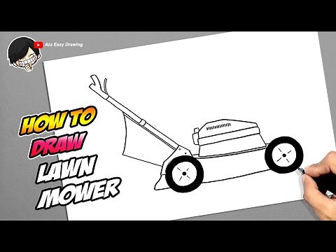 How to draw Lawn Mower