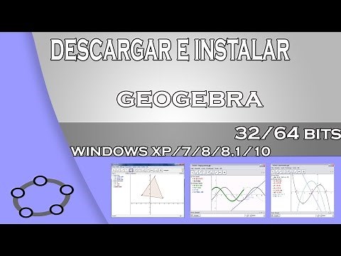 Descargar e instalar GEOGEBRA para pc GRATIS facil y rapido en ESPAÑOL