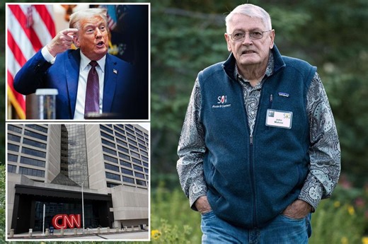 Cable TV titan and Warner Bros. Discovery chair emeritus slams CNN: 'Left-leaning, anti-Trump'
