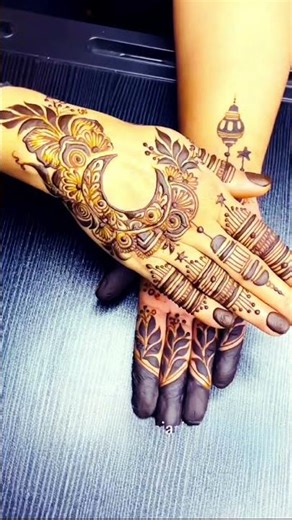 New Mehndi design easy and simple and stylish and beautiful Mehndi design #arabichenna #mehndi