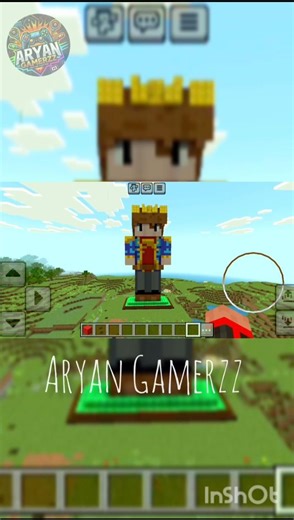 I made statue of Gamerfleet in Minecraft || Minecraft || #minecraft || Aryan Gamerzz ‪@GamerFleet‬