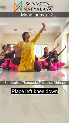 Mandi adavu 2 #dance #bharatanatyam #adavu #danceclass #indiandance #practice #dancer#classicaldance