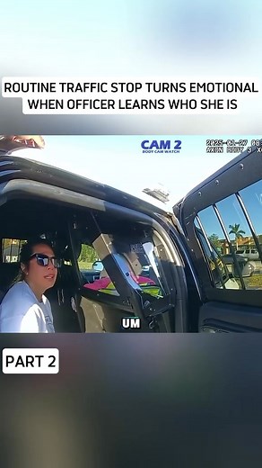 Routine Traffic Stop Turns Emotional When Officer Learns Who She Is #bodycam #cops #police #foryou #bodycamcops | Cops Trace