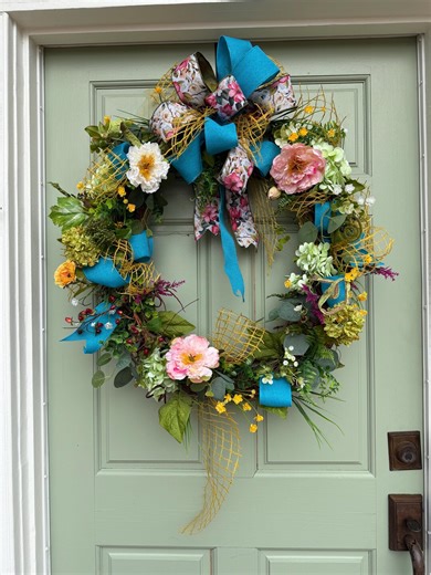 Spring 24 Inch Grapevine Wreath - Etsy