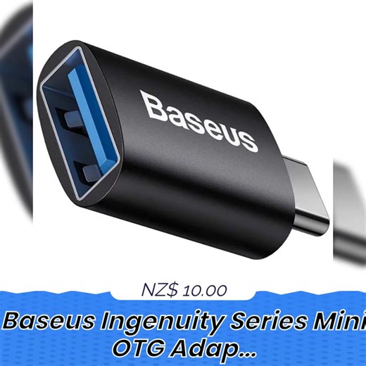 Connectivity isn’t just about cables, it's about seamless experiences! Introducing the Baseus Ingenuity Series Mini OTG Adapter Type-C to USB-A 3.1 in sleek black. 🖤✨ This compact powerhouse lets you connect your devices effortlessly, making file sharing a breeze and enhancing your productivity on the go. Perfectly designed to fit in your pocket, it's an essential tool for anyone who values efficiency and style! 🚀💼 Ready to elevate your tech game? Grab yours today for just $10.00! 😉 #TechAcc