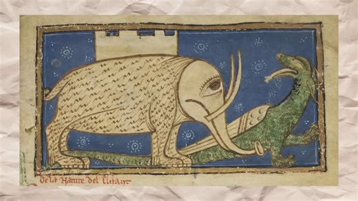 What medieval people thought exotic animals looked like