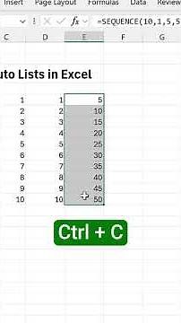 Make #excel unique number lists quickly #exceltips #exceltutorial