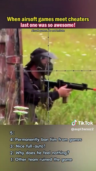 What should we do when we meet cheaters?#airsoft #airsoftfunny #cheater