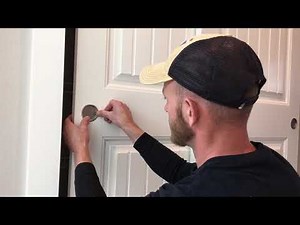 Installing pocket door handle (Sliding Closet Doors)