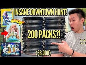 I opened HUNDREDS of Donruss Football packs hunting the ULTRA-RARE DOWNTOWN (HIT OF THE YEAR)! 😱🔥