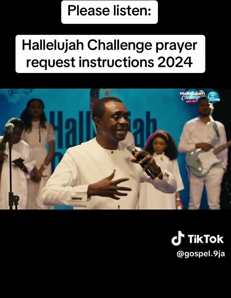 Hallelujah Challenge Prayer Request Instructions 2024