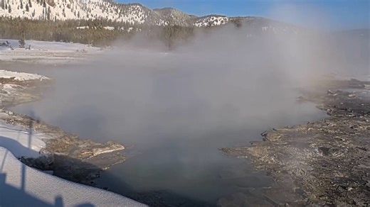 26K views · 233 reactions | WATCH: The Yellowstone Volcano Observatory webcam caught a muddy eruption at Black Diamond Pool in Yellowstone National Park on Saturday. https://www.kxan.com/news/national-news/watch-muddy-eruption-at-yellowstones-black-diamond-pool-captured-on-video/?utm_medium=social&utm_source=facebook_KXAN_News Video: US GEOLOGICAL SURVEY | KXAN News | Facebook