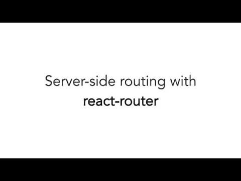 Server-side routing with react-router@3