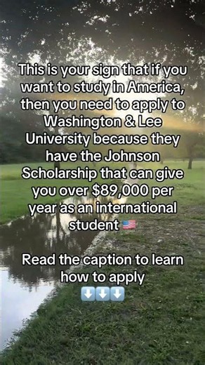 How to get a full ride at Washington & Lee 🎓 #college