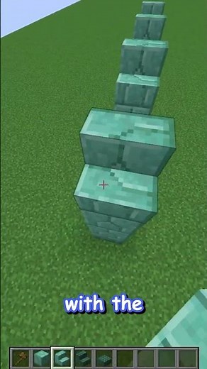 how to build a PRISMARINE WALL!! update 1.21 #shorts #minecraftbuilds #minecraft