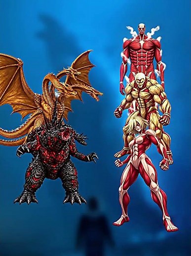 Minus One Godzilla + Ghidorah vs All Monsters! (Who Wins?) 💀 #godzilla