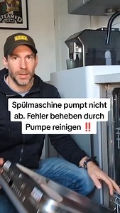 Spülmaschine pumpt nicht ab #haushaltstipps #haushalt #technik #spülmaschine #tippsundtricks | The Handyman