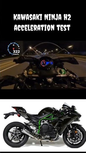 Ninja H2 Acceleration |Test - Brutal| Launch| to Top Speed|!"