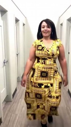 Burlington Dressing Room Try On Plus Size Long Summer Dress