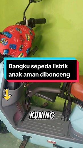 Bangku Sepeda Listrik untuk Anak Aman dan Nyaman