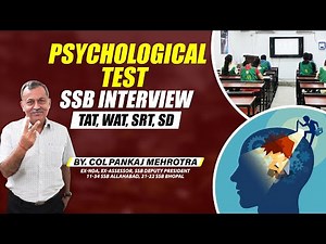 What is Psychological Test in SSB Interview (TAT, WAT, SRT, SD) | How to Clear Psychological Test