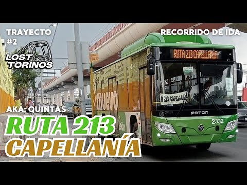 TRAYECTO || Route 213 Capellanía || Inbound Route