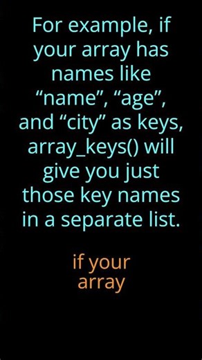 array_keys explained