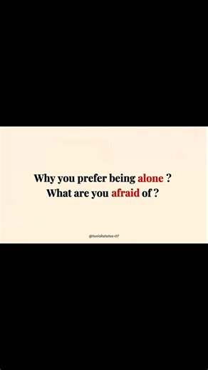 Why I Choose to Be Alone 🖤| #alone #depression